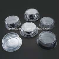 6 7 8 9 10 11 12 inch plastic blister PET round square  cake packing box dome lid container packaging cake boxes