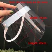 Transparent Protective Film to Protect Eyes and Face Anti Fog and Anti Spray Isolation Shield Face Mask